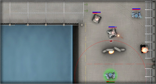 Battle on two bridges, Browser Game